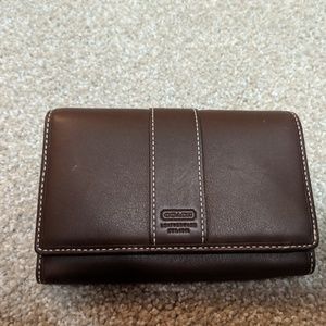 Coach Brown Leather Wallet